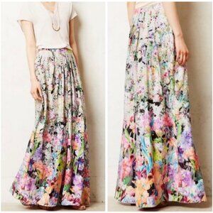 Anthropologie Ranna Gill Firefleur Maxi Skirt S/P EUC